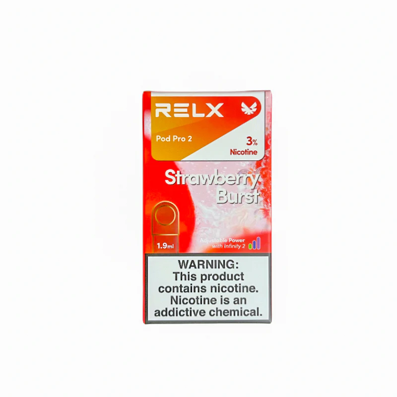 Vape Grossiste J2D8243 | RELX Pod Pro éclat de fraise 2