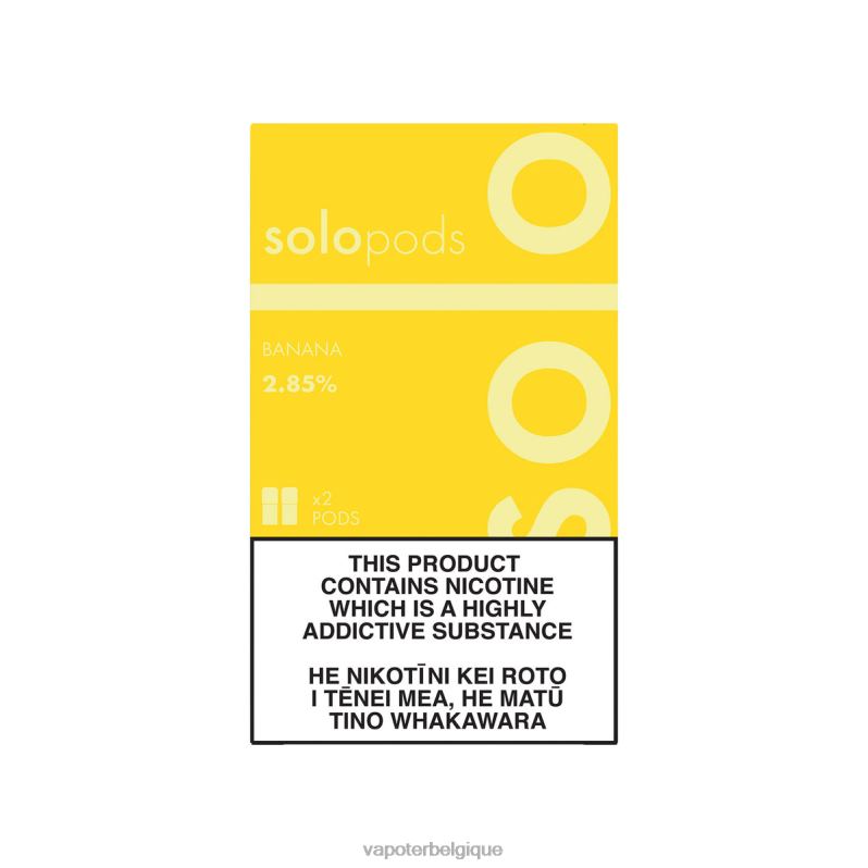 Vape En Gros 26RVJ64 - Solo pack de 2 dosettes de remplacement banane