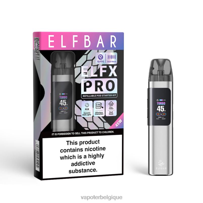 2VVVB1 mèche ELFBAR ELFX Pro Appareil à pod ouvert