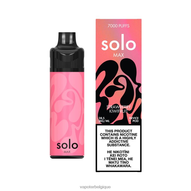 Cigarette Electronique Belgique 26RVJ71 - Solo MAX kit de dosettes kiwi fraise