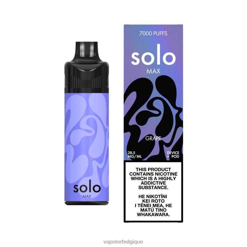 Grossiste Vape En Ligne 26RVJ67 - Solo MAX kit de dosettes raisin