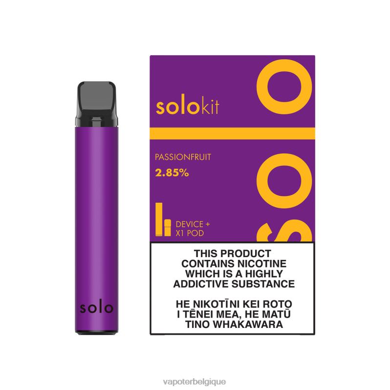 Grossiste Vape Jetable 26RVJ42 - Solo kit de dosettes fruit de la passion