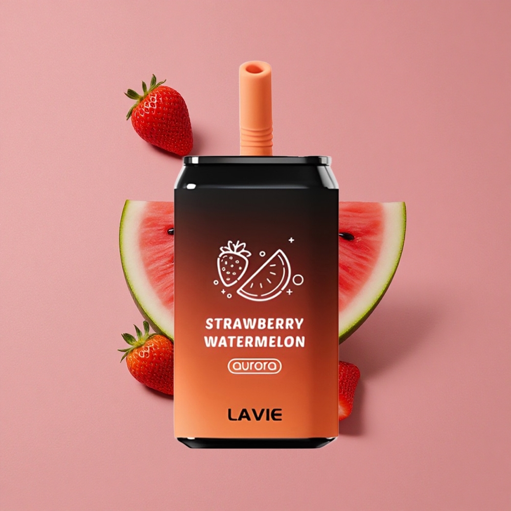 LAVIE Aurora 11000 Puffs Fraise Pastèque Poids : 0,095 kg Capacité de liquide : 22ML