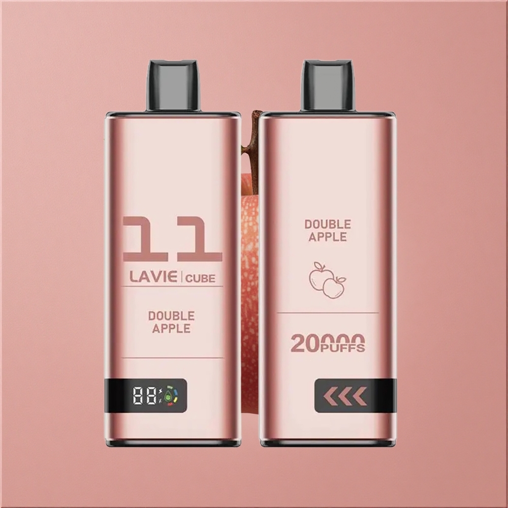 Lavie Cube 20000 Puffs Double Pomme Vape Jetable 28ML 600mAh