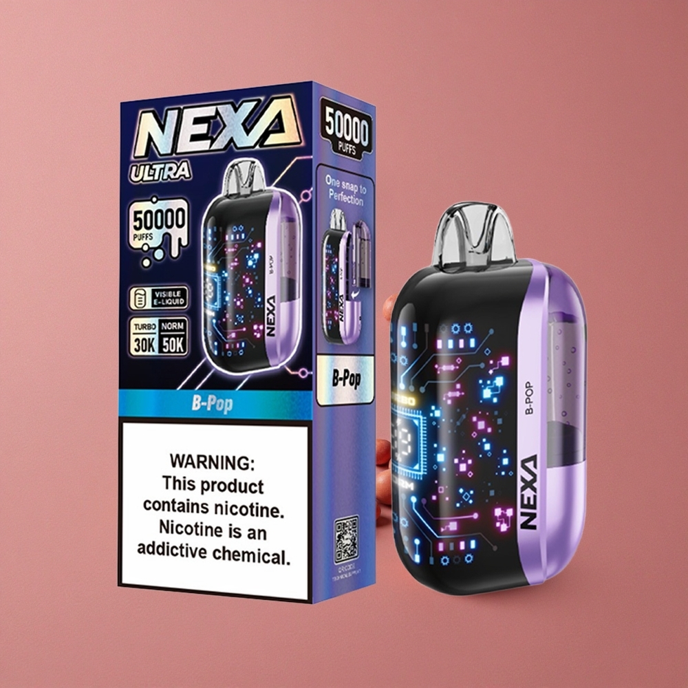 NEXA Ultra B-Pop 50000 Puffs 20ml Capacité Préremplie 5% Nicotine