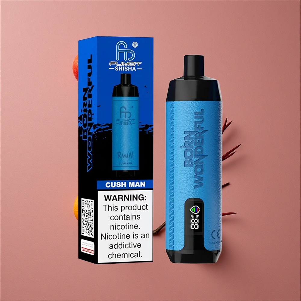 RandM Fumot Shisha 10000 Puffs Vape Jetable Cush Man 0,5% Nicotine 18ml E-Liquide Prérempli