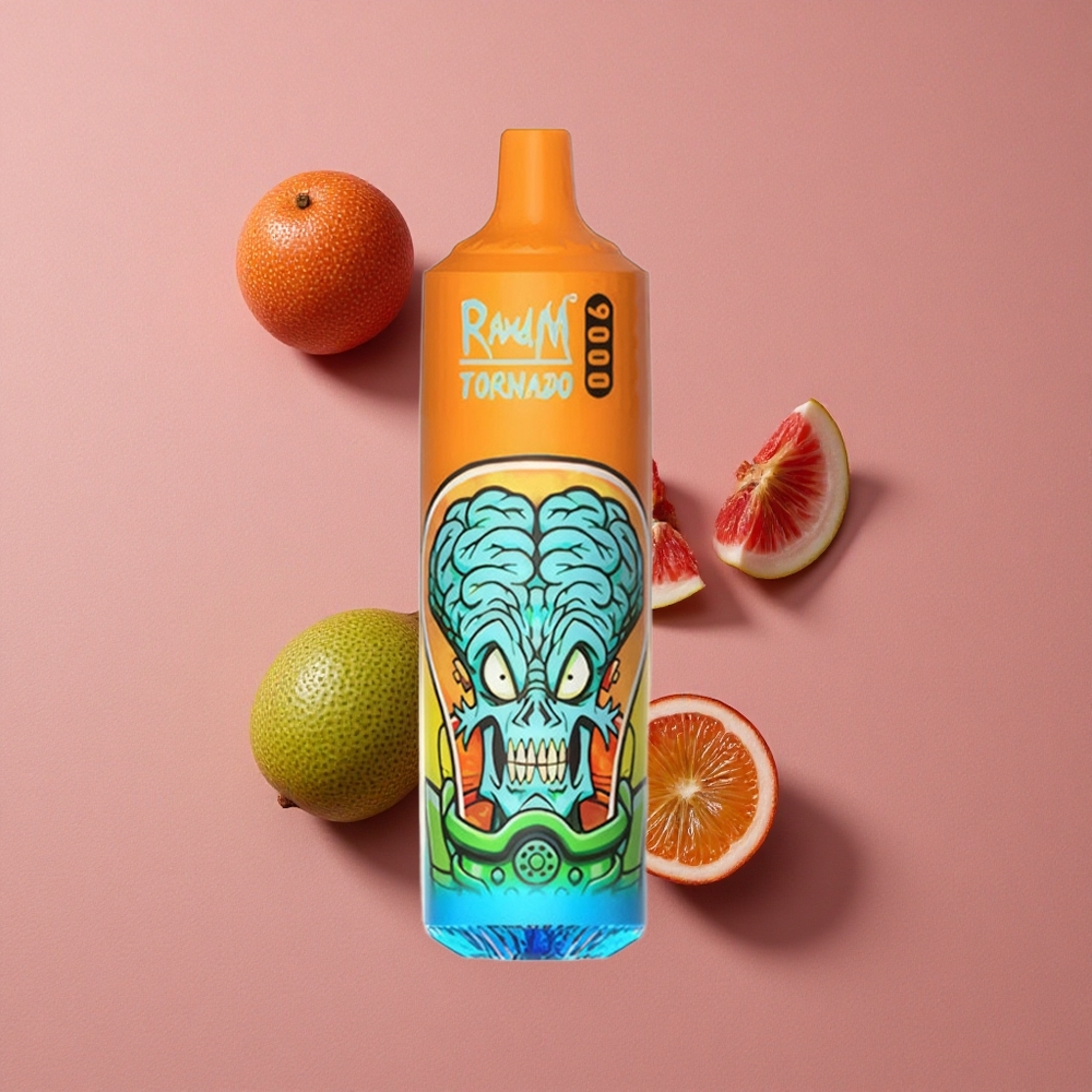 RandM Fumot Tornado 9000 Puffs Kiwi Fruit de la Passion Goyave - 18 mL - 54 Saveurs