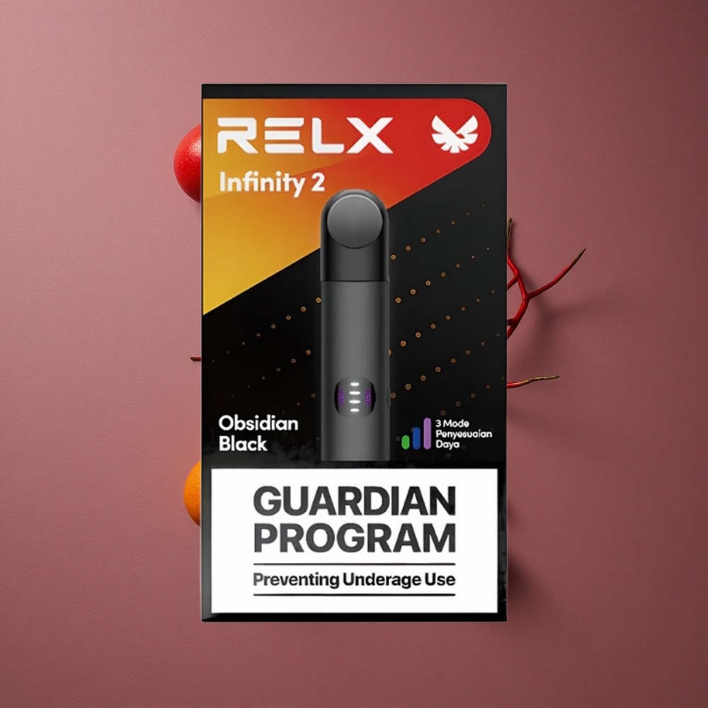 RELX Infinity 2 600-650 bouffées AstreNoir Capacité de Pod: 1,9 ml Port de Charge: USB Type-C