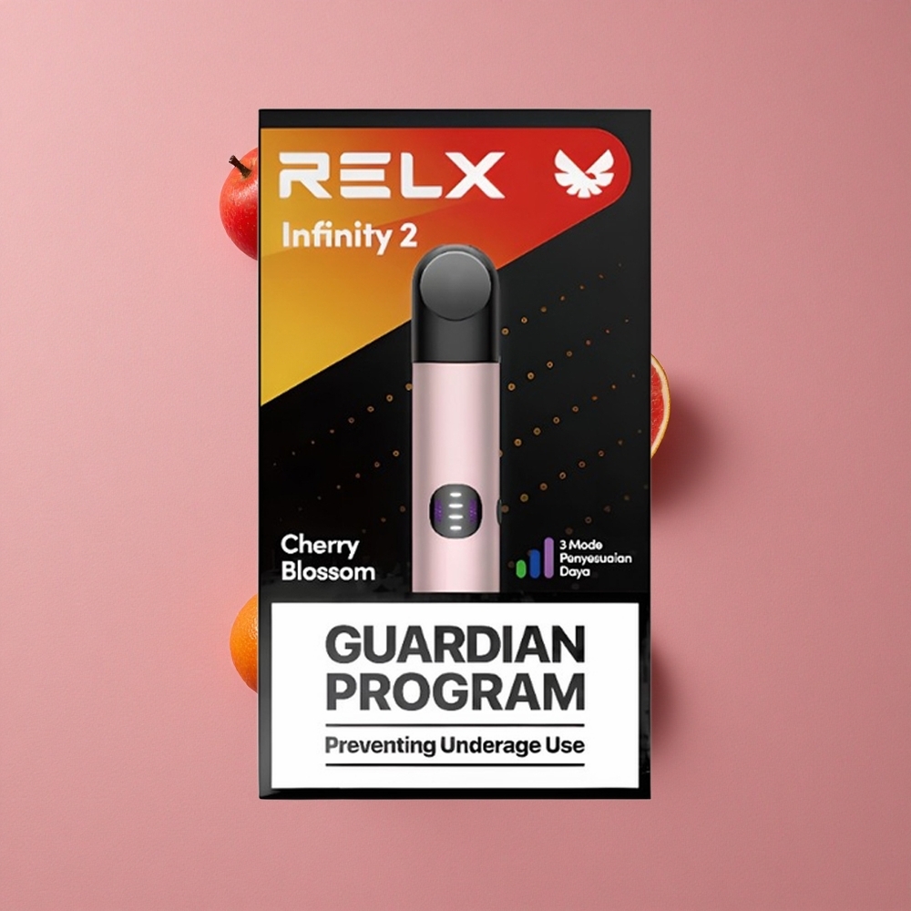 RELX Infinity 2 600-650 bouffées Rose Appareil de Vapotage avec 1,9 ml de capacité de pod