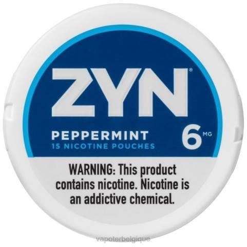 Cigarette Electronique Belgique J2D818 | ZYN menthe poivrée sachet de nicotine 6mg