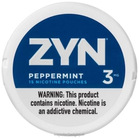 Cigarette Electronique Belgique J2D828 | ZYN menthe poivrée sachet de nicotine 3mg