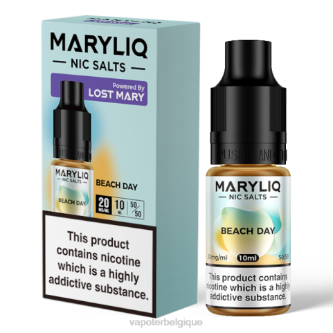 Cigarette Electronique Bruxelles J2D8439 | LOST MARY MARYLIQ jour de plage sels de nicotine - 10 ml - 20 mg