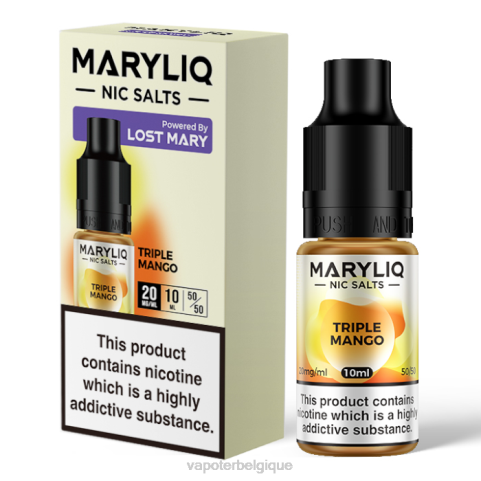 Cigarette Electronique Bruxelles J2D8459 | LOST MARY MARYLIQ triple mangue sels de nicotine - 10 ml - 20 mg