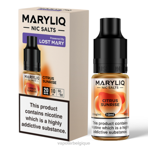 Cigarette Electronique Grossiste J2D8445 | LOST MARY MARYLIQ lever de soleil aux agrumes sels de nicotine - 10 ml - 20 mg