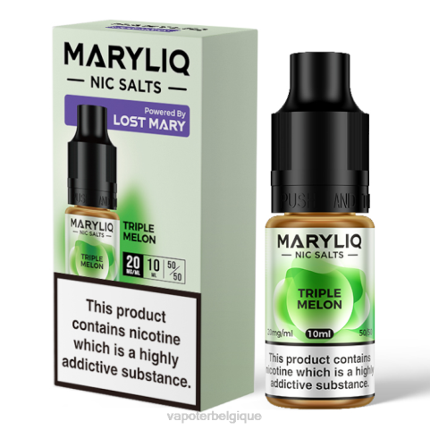 Cigarette Electronique Sans Nicotine J2D8460 | LOST MARY MARYLIQ triple melon sels de nicotine - 10 ml - 20 mg