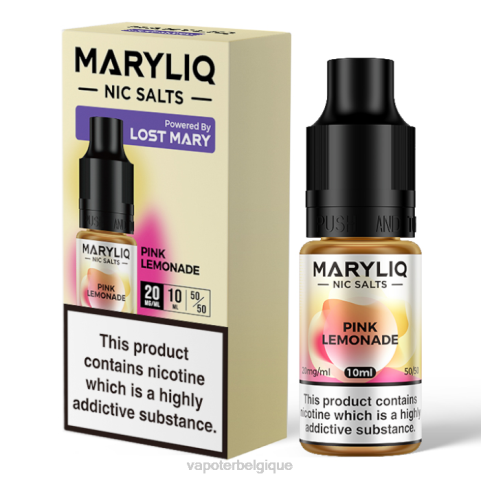 Grossiste Vape En Ligne J2D8454 | LOST MARY MARYLIQ limonade rose sels de nicotine - 10 ml - 20 mg