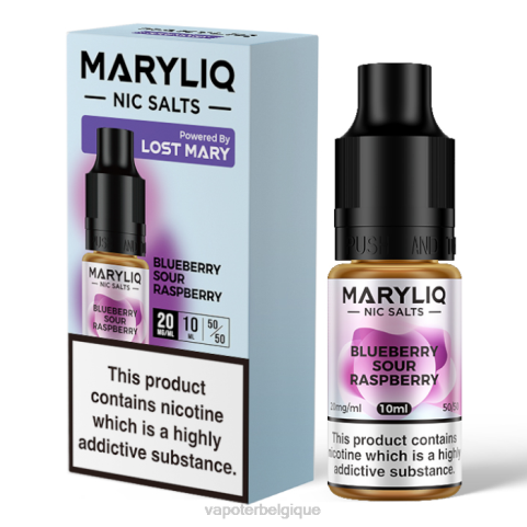 Vape En Gros J2D8441 | LOST MARY MARYLIQ myrtille, framboise aigre sels de nicotine - 10 ml - 20 mg