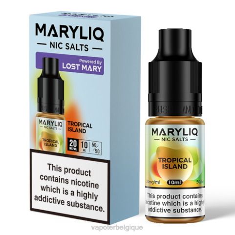 Vape En Gros J2D8461 | LOST MARY MARYLIQ île tropicale sels de nicotine - 10 ml - 20 mg