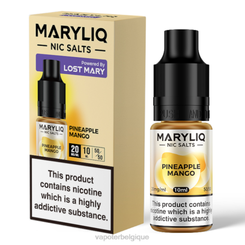 Vape Grossiste J2D8453 | LOST MARY MARYLIQ mangue ananas sels de nicotine - 10 ml - 20 mg