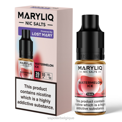 Vape Grossiste J2D8463 | LOST MARY MARYLIQ glace à la pastèque sels de nicotine - 10 ml - 20 mg