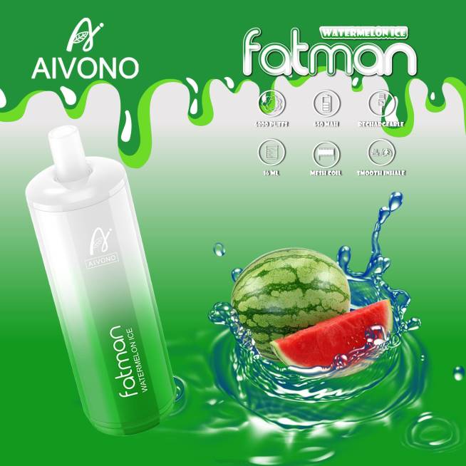 Aivono FATMAN 6800 glace à la pastèque - VBRB28 Vape En Gros