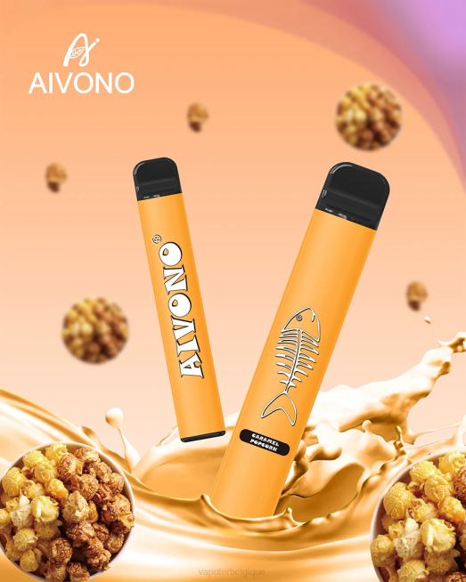 Aivono AIM FISHBONE 600 pop-corn au caramel - VBRB286 Cigarette Electronique Jetable