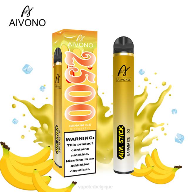 Aivono AIM STICK 2500 glace à la banane - VBRB151 Cigarette Electronique Jetable