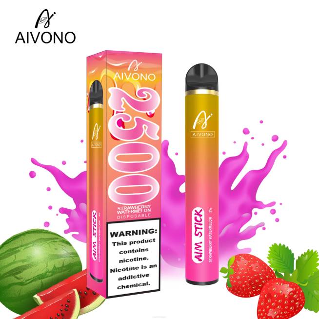 Aivono AIM STICK 2500 pastèque fraise - VBRB149 Cigarette Electronique Grossiste