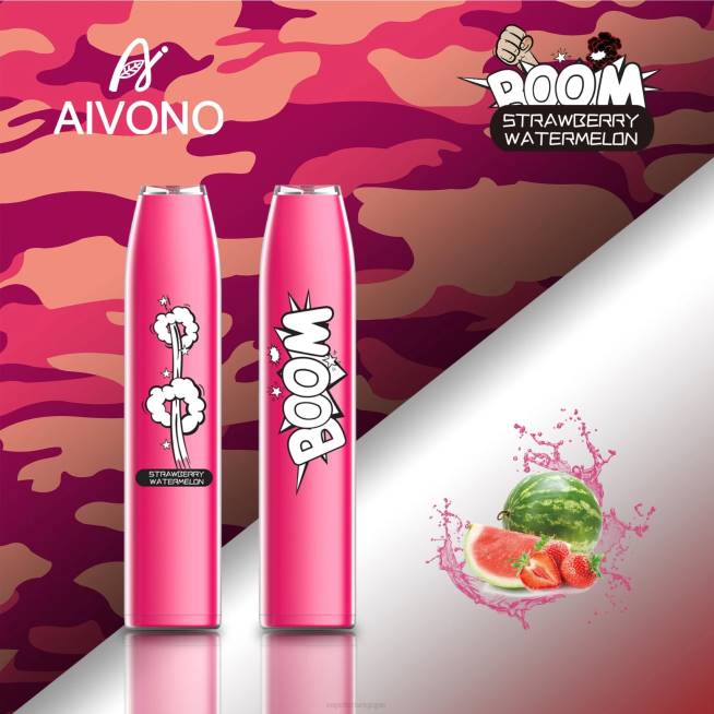 Aivono AIM BOOM 600 pastèque fraise - VBRB364 Grossiste Vape En Ligne