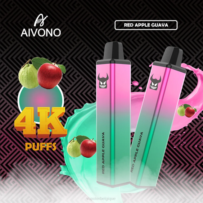 Aivono AIM FREAK 4000 goyave pomme rouge - VBRB257 Cigarette Electronique Grossiste