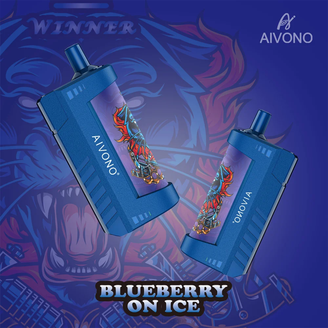 Aivono AIM WINNER 5000 myrtille sur glace - VBRB123 Grossiste Vape Jetable