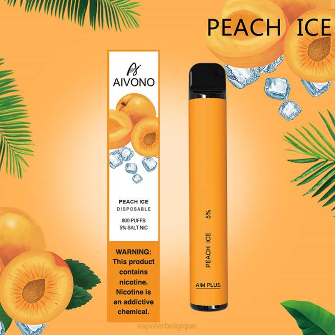 Aivono AIM PLUS 800 glace à la pêche - VBRB190 Vape En Gros