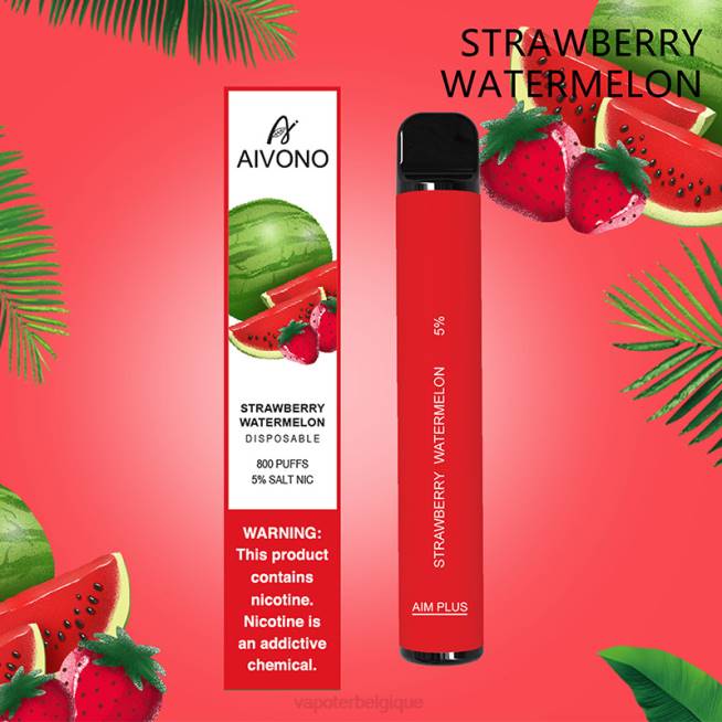 Aivono AIM PLUS 800 pastèque fraise - VBRB196 Cigarette Electronique Jetable