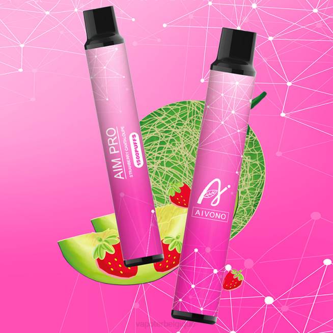 Aivono AIM PRO 1500 cantaloup aux fraises - VBRB161 Cigarette Electronique Belgique