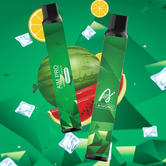 Aivono AIM PRO 1500 glace au citron et à la pastèque - VBRB166 Grossiste Vape En Ligne
