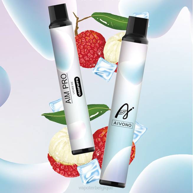 Aivono AIM PRO 1500 glace au litchi - VBRB160 Cigarette Electronique Jetable