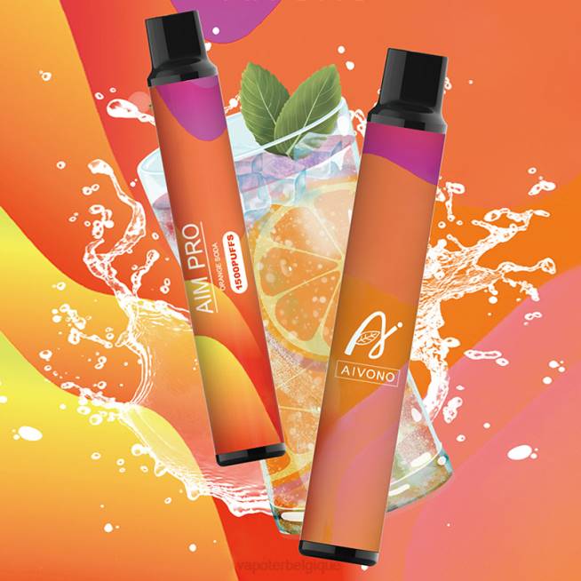 Aivono AIM PRO 1500 soda à l'orange - VBRB165 Vape Grossiste