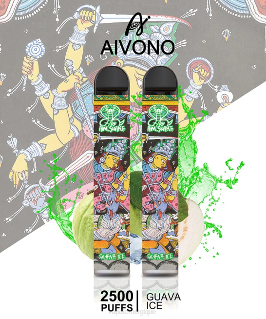Aivono AIM SNAKE 2500 glace à la goyave - VBRB307 Vape En Gros