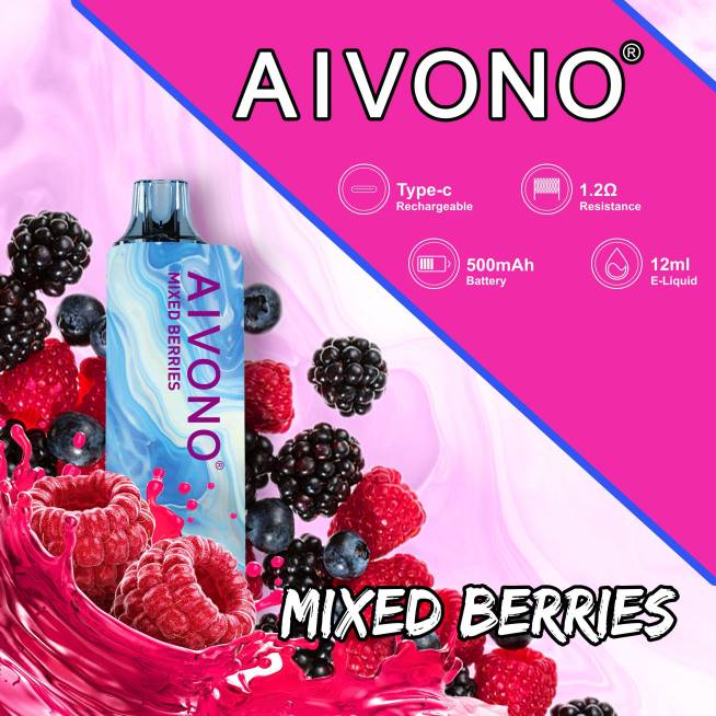 Aivono AIM GUN 7000 baies mélangées - VBRB111 Vape Grossiste