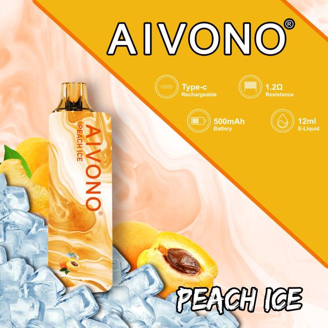 Aivono AIM GUN 7000 glace à la pêche - VBRB103 Grossiste Vape En Ligne