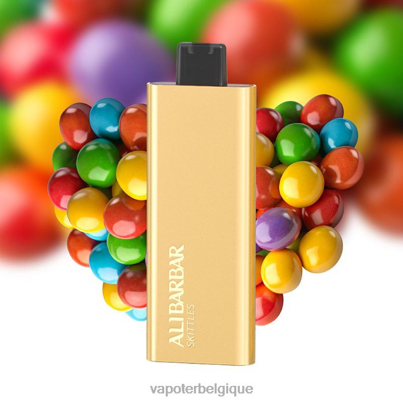 Grossiste Vape En Ligne 22F6460 Alibarbar Pandora 7000 vapes jetables bonbons arc-en-ciel