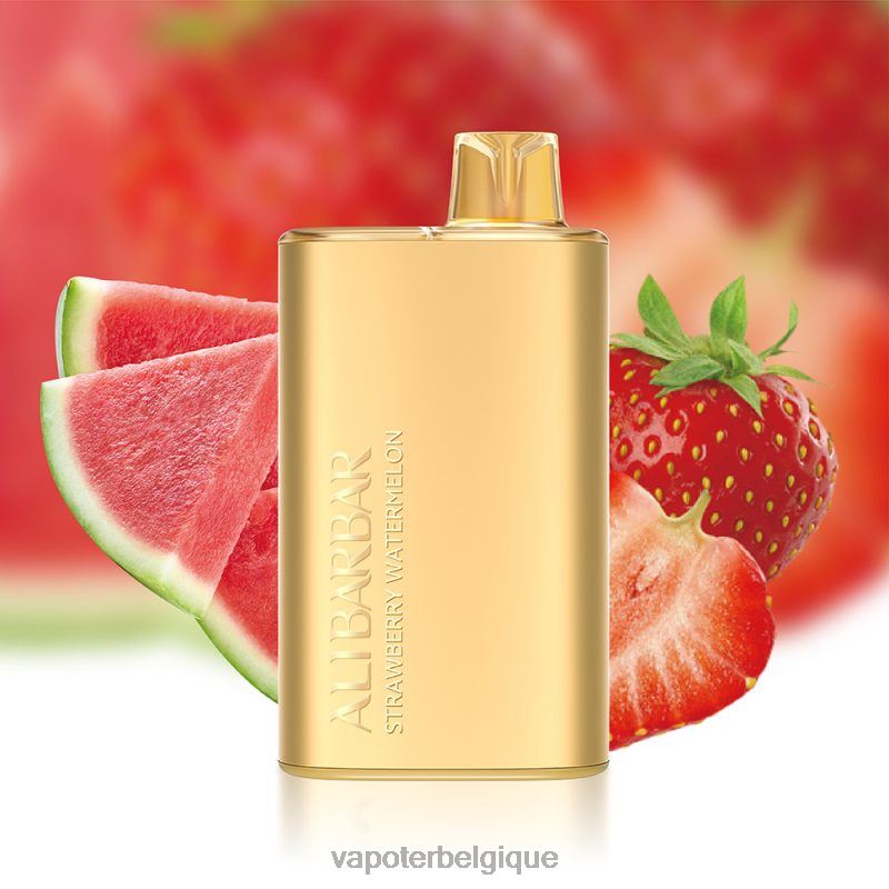 Grossiste Vape Jetable 22F6413 Alibarbar Rich 8000 vapes jetables pastèque fraise