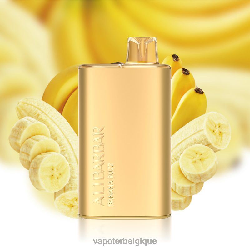 Vapoter Belgique 22F642 Alibarbar Rich 8000 vapes jetables buzz de banane
