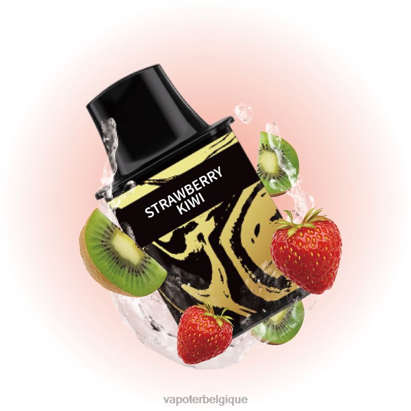 Cigarette Electronique Jetable 22F6477 Alibarbar Flare vape rechargeable fraise-kiwi