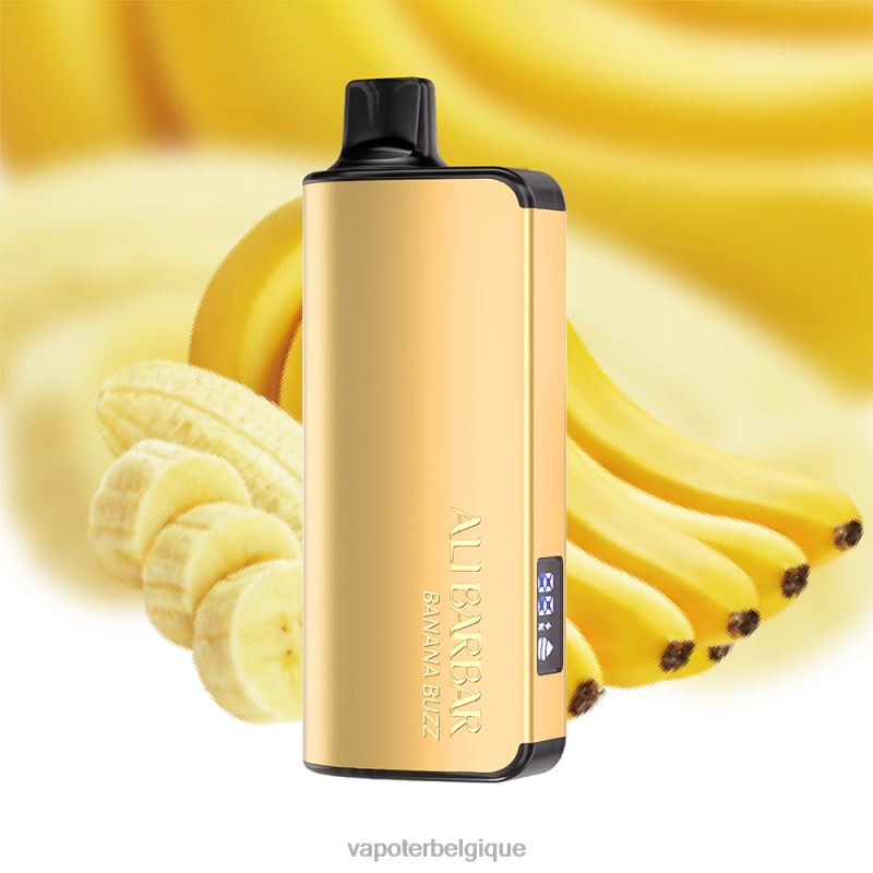 Grossiste Vape Jetable 22F6427 Alibarbar Ingot 9000 vapes jetables buzz de banane