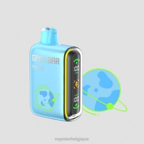 Grossiste Vape Jetable J2D876 | GEEK BAR Pulse glace bleue édition planète 7500 bouffées/15000 bouffées