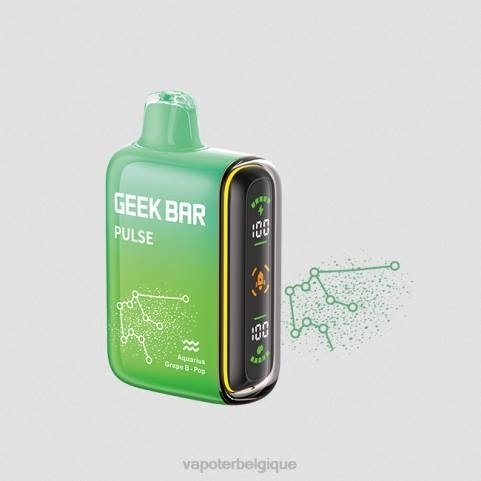 Vape En Gros J2D871 | GEEK BAR Pulse coup de raisin pop édition zodiaque 7500 bouffées/15000 bouffées