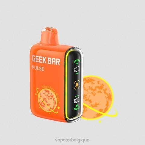 Vape En Gros J2D881 | GEEK BAR Pulse mangue fraise édition planète 7500 bouffées/15000 bouffées
