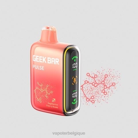 Vapoter Belgique J2D872 | GEEK BAR Pulse Bombe cerise édition zodiaque 7500 bouffées/15000 bouffées