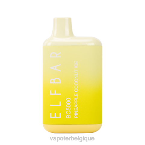Cigarette Electronique Grossiste J2D8305 | ELFBAR BC5000 glace à l'ananas et à la noix de coco